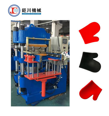 Máquina para hacer guantes de silicona, fábrica de máquinas de prensado en caliente en Guangzhou China, máquina de vulcanización hidráulica